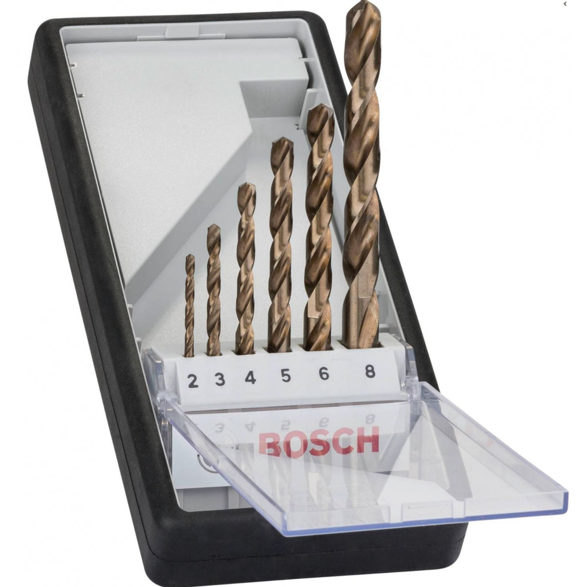  Bosch Coffret De 6 Forets à Métaux Cobalt DIN 338 RobustLine HSS (2607019924)