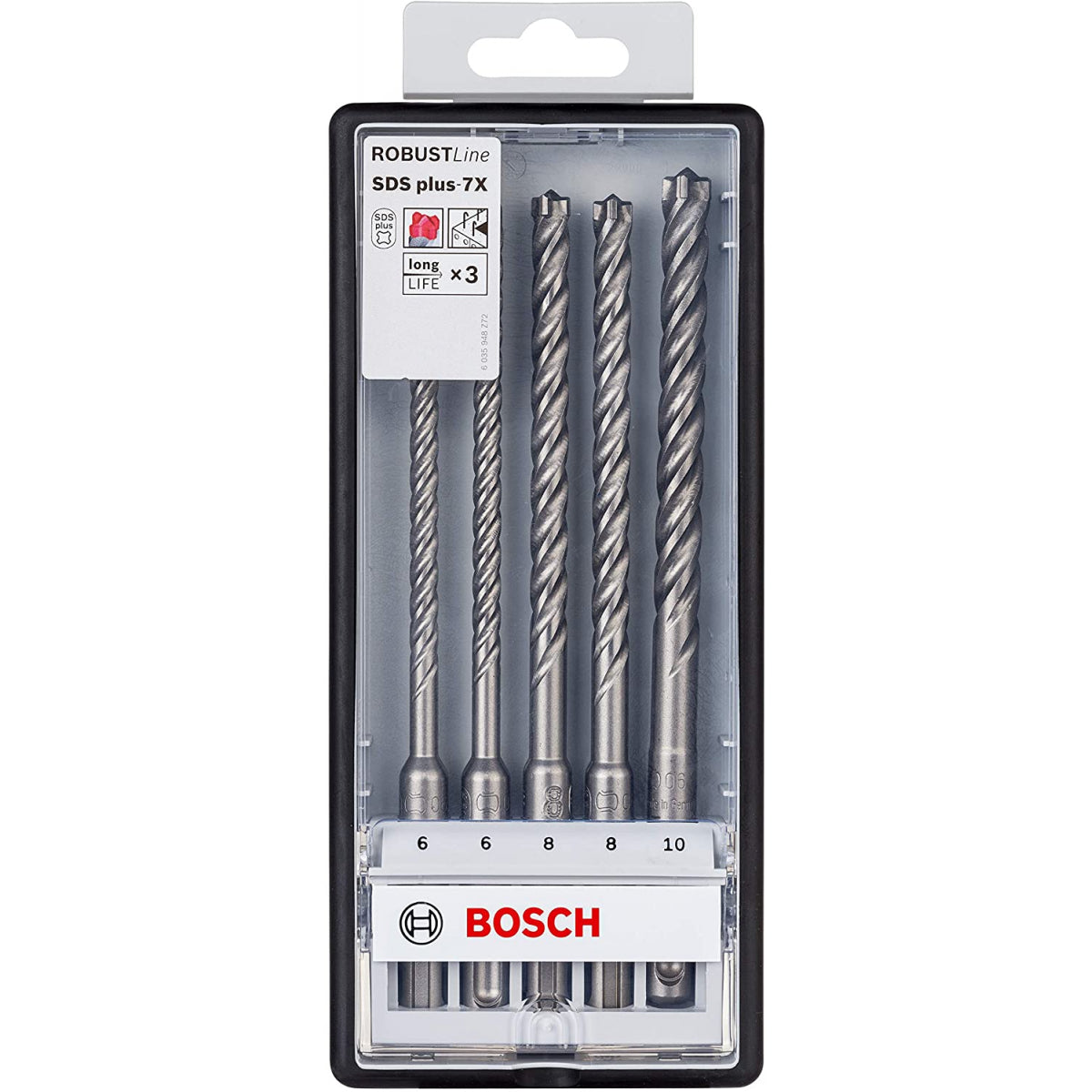  Bosch Coffrets De 5 Forets SDS Plus-7X (2608576200)