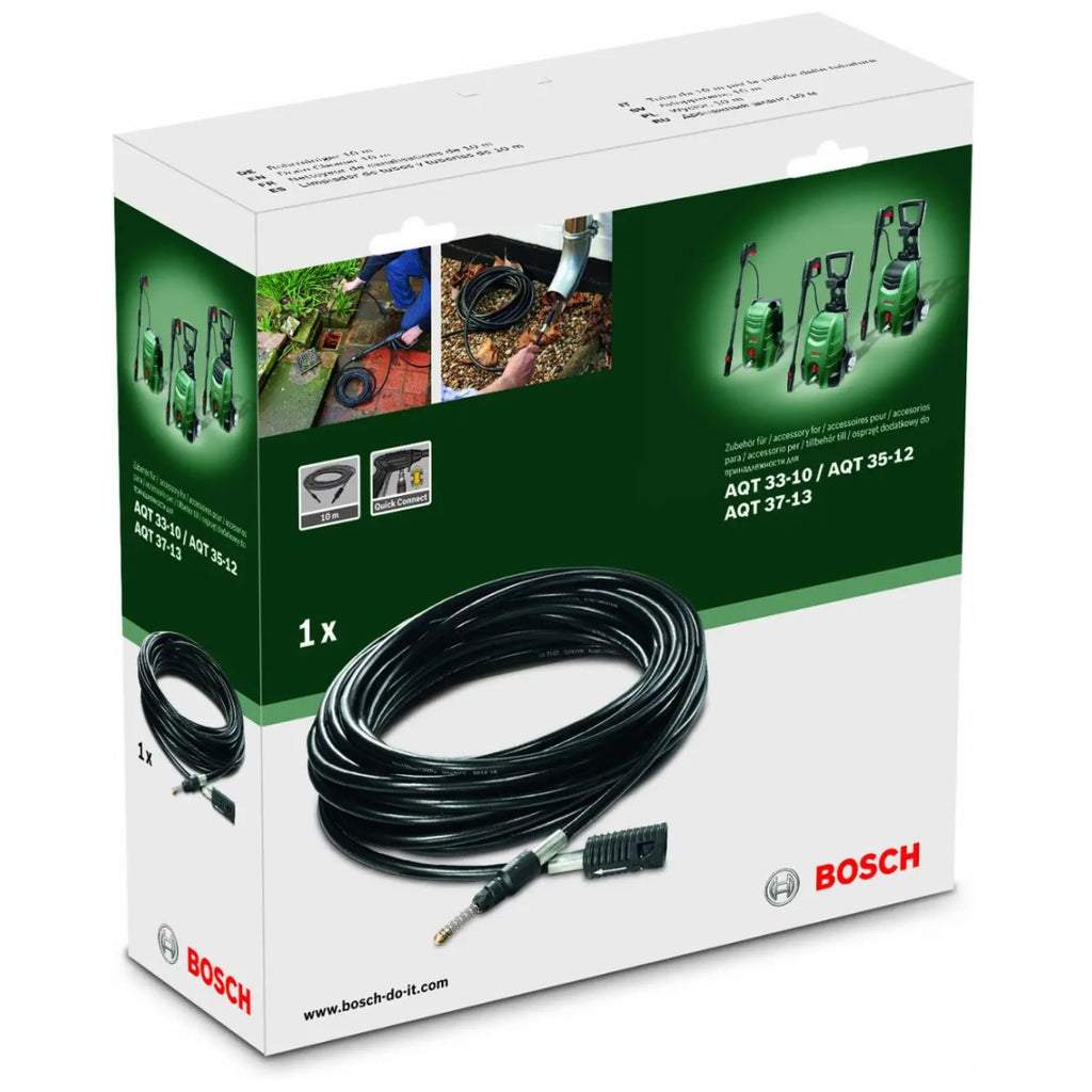  Bosch Débouche Canalisations 10m De Flexible Pour Nettoyeur Haute-pression 130 Bars (F016800362)