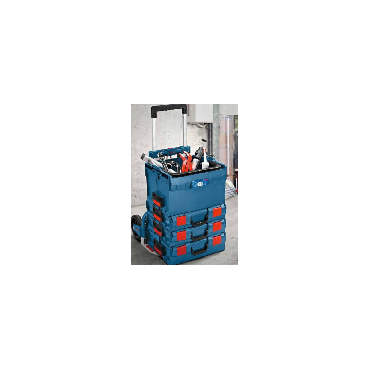  Bosch Diable Repliable Avec Manche Et Roues Rétractables Pour L-Boxx (1600A001SA)