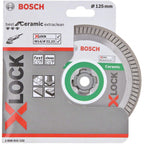  Bosch Disques à Tronçonner ø125mm Diamantés X-LOCK Best For Ceramic Extra Clean Turbo (2608615132)