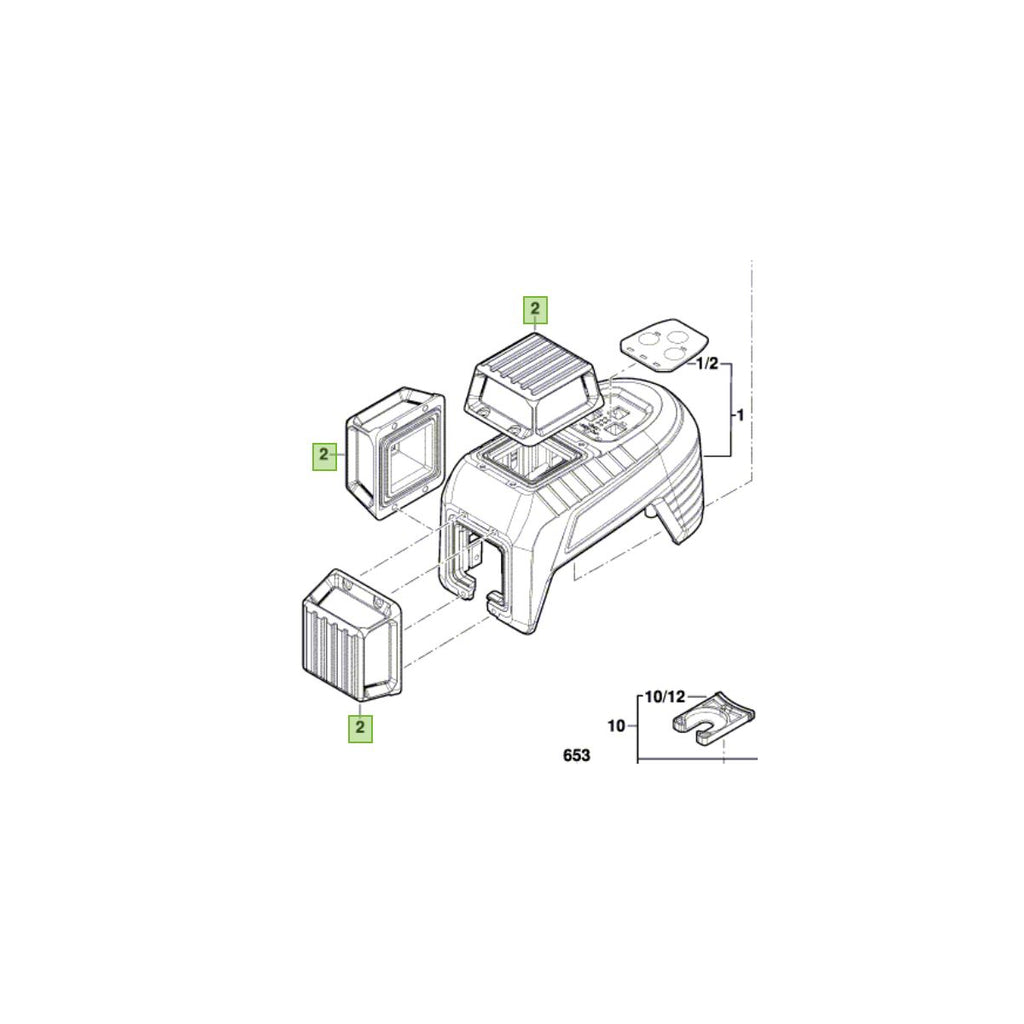 Bosch Fenêtre Pour Laser Rouge GLL 3-80 C (1600A00NN4)