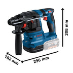  Bosch GBH 18V-22 Perforateur, Burineur Sans Fil SDS+ 18V 1.9J Avec L-Boxx 136 (0611924004)