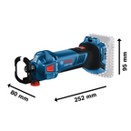  Bosch GCU 18V-30 Fraiseuse Pour Plaques De Plâtre Solo Carton (06019K8000)