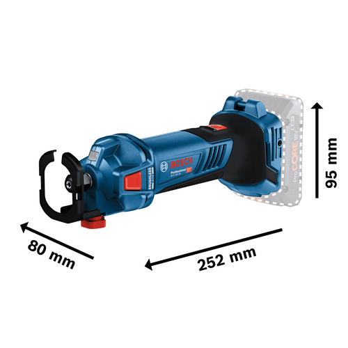  Bosch GCU 18V-30 Fraiseuse Pour Plaques De Plâtre Solo Carton (06019K8000)