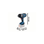  Bosch GDS 18V-1000 Boulonneuse Sans-fil 18V 1000Nm 2x5.5Ah + L-Boxx (06019J8303)