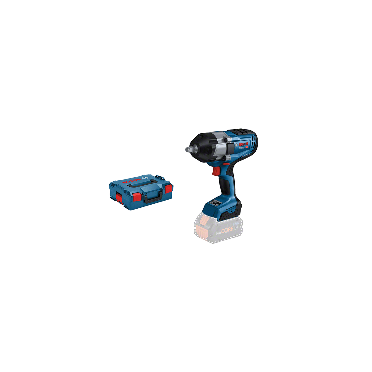  Bosch GDS 18V-1000 Boulonneuse Sans-fil 18V 1000Nm + L-Boxx (06019J8301)