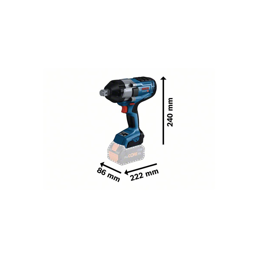  Bosch GDS 18V-1050 H Boulonneuse Sans-fil 18V 1050Nm + L-Boxx (06019J8501)