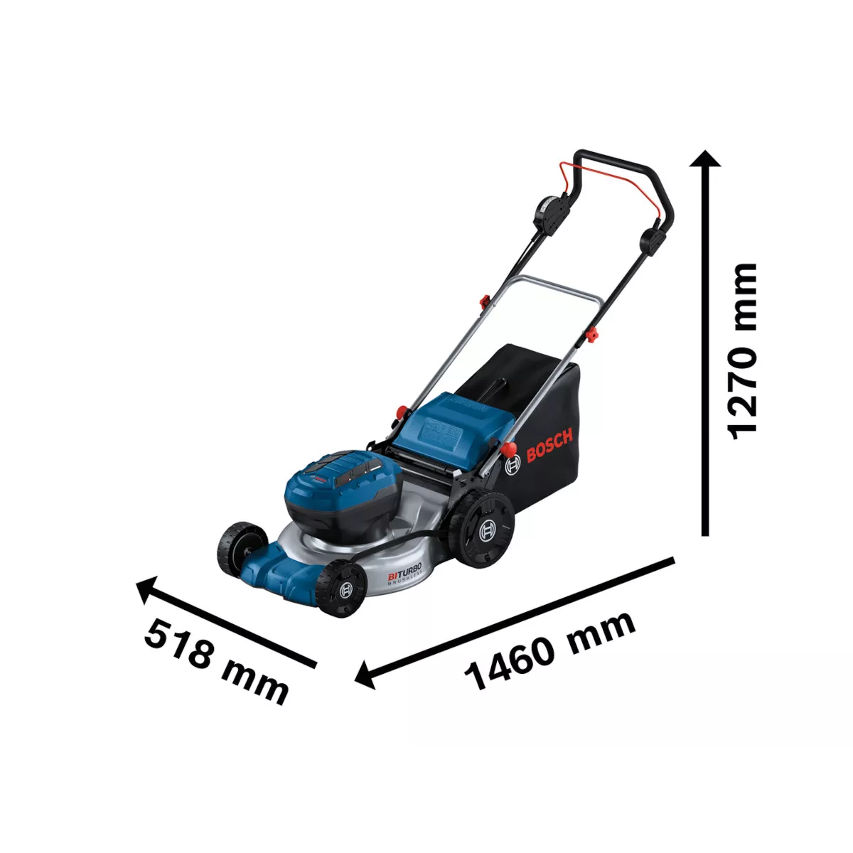  Bosch GRA 18V2-46 Tondeuse à Gazon Sans Fil 18V (06008C8000)