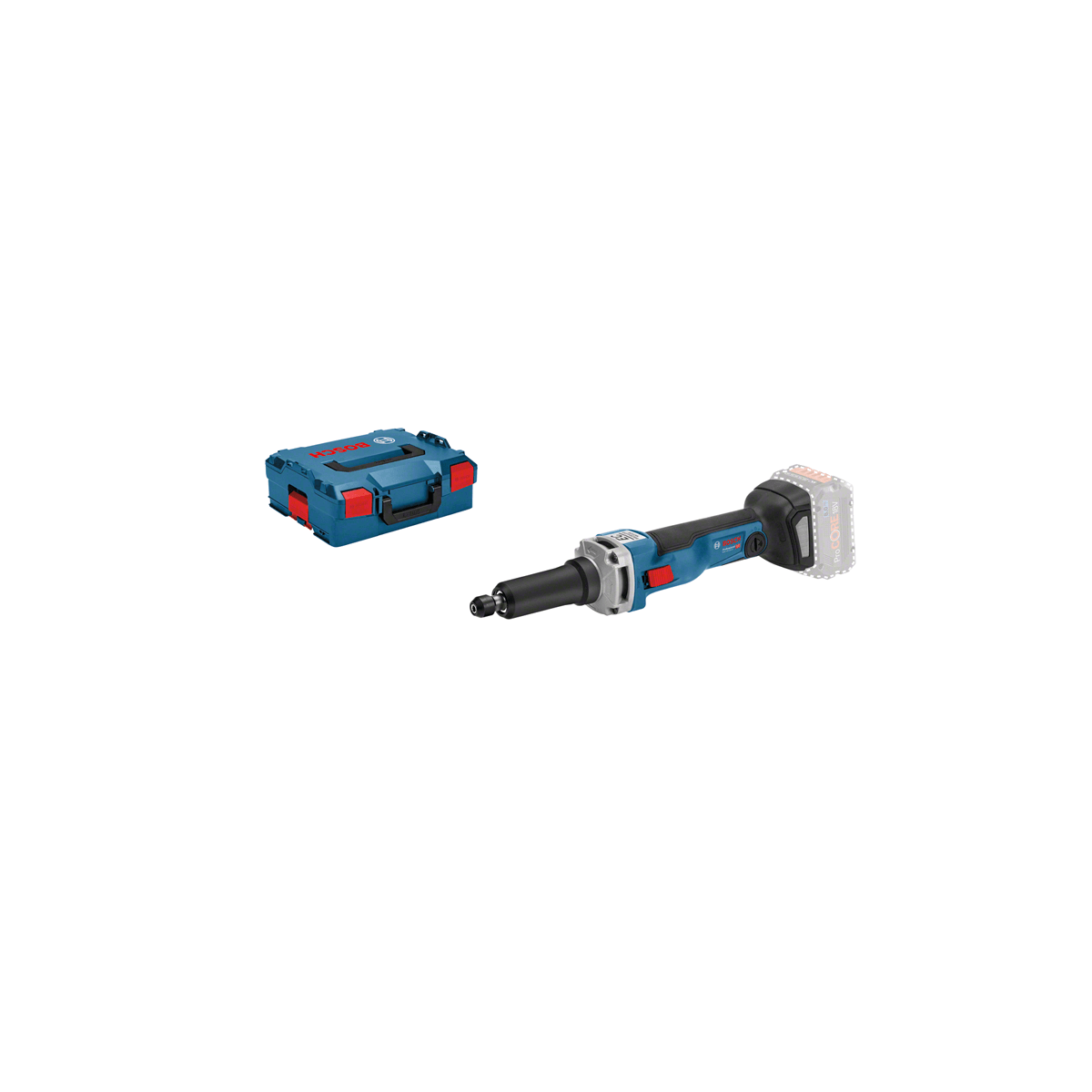  Bosch GGS 18V-23 LC Professional Meuleuse Droite Sans Fil + L-Boxx (0601229100)