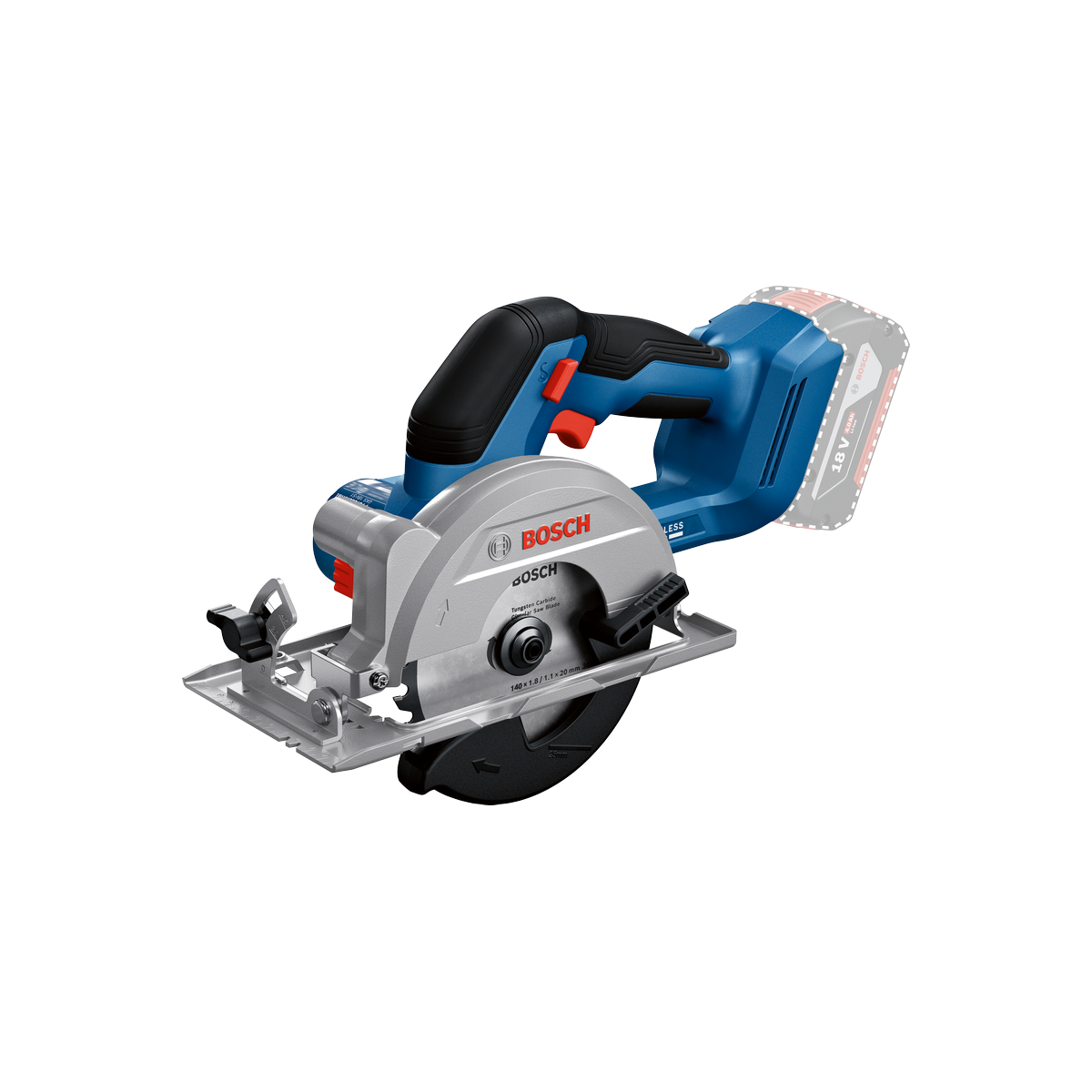  Bosch GKS 18V-51 Professional Scie Circulaire Sans Fil Machine ø140mm (06019M3120)