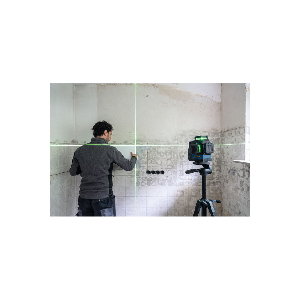  Bosch GLL 12V-100-33 CG Laser Lignes Vert Connectés 360° 1x2Ah (0601065401)