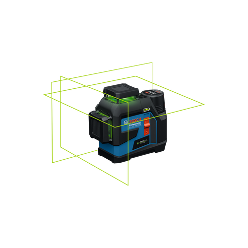  Bosch GLL 12V-100-33 CG Laser Lignes Vert Connectés 360° 1x2Ah (0601065401)
