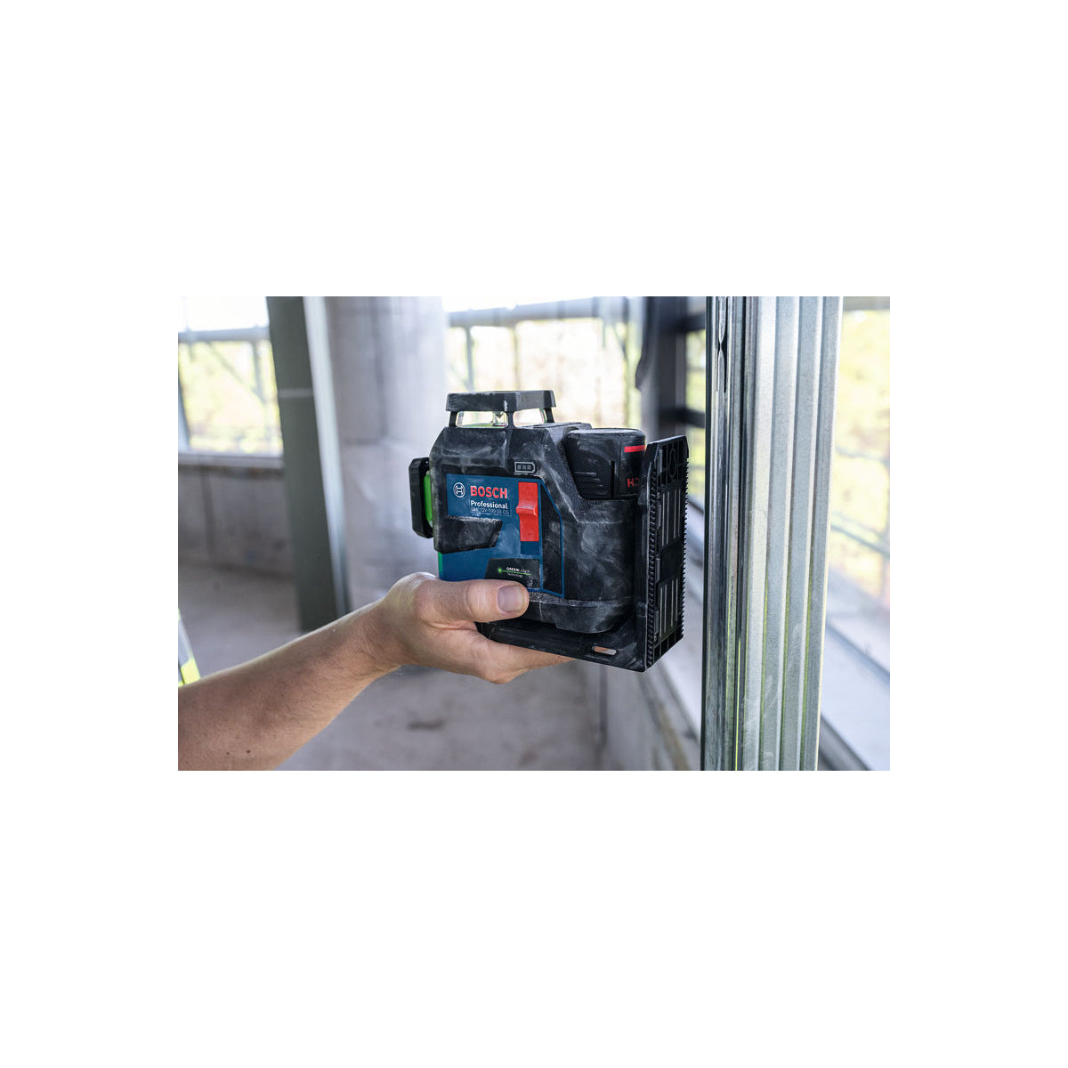  Bosch GLL 12V-100-33 CG Laser Lignes Vert Connectés 360° 1x2Ah (0601065401)