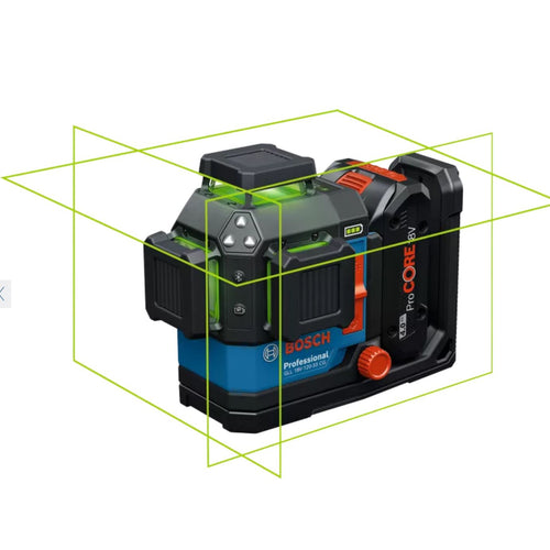  Bosch GLL 18V-120-33 CG Laser Lignes Vert Connectés 360° 1x4.0AH Procore (0601065100)