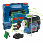  Bosch GLL 3-80 CG Laser Lignes Vert Connectés 360° 1x2.0AH (0601063T00)