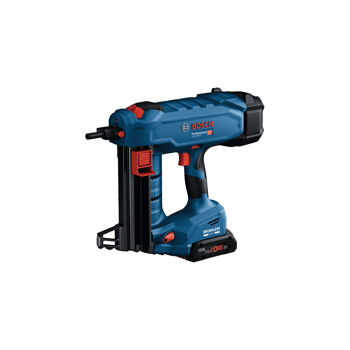  Bosch GNB 18V-40 Cloueur Béton Sans Fil 2x4.0Ah Procore (06019L7005)