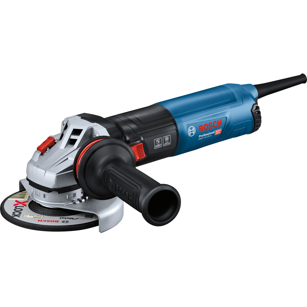  Bosch GWS 14-125 Meuleuse Angulaire ø125mm 1400W Solo Carton (06017D0000)