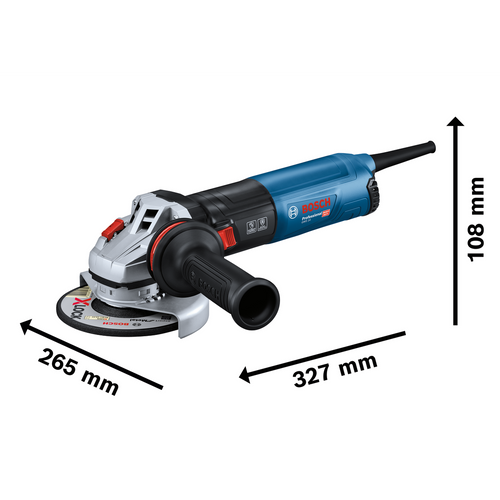  Bosch GWS 14-125 Meuleuse Angulaire ø125mm 1400W Solo Carton (06017D0000)