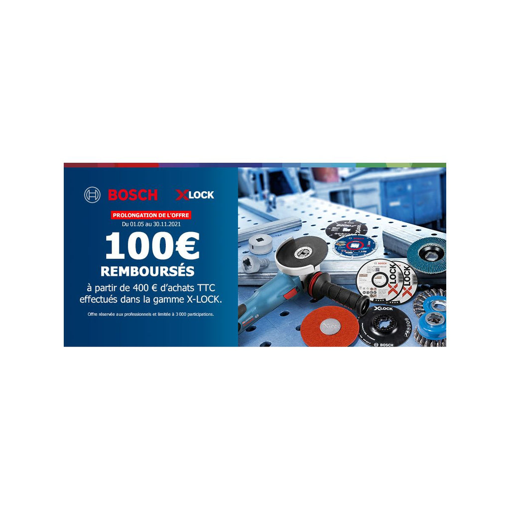  Bosch GWX 10-125 Professional Meuleuse Angulaire X-LOCK ø125mm 1000W (06017B3000)
