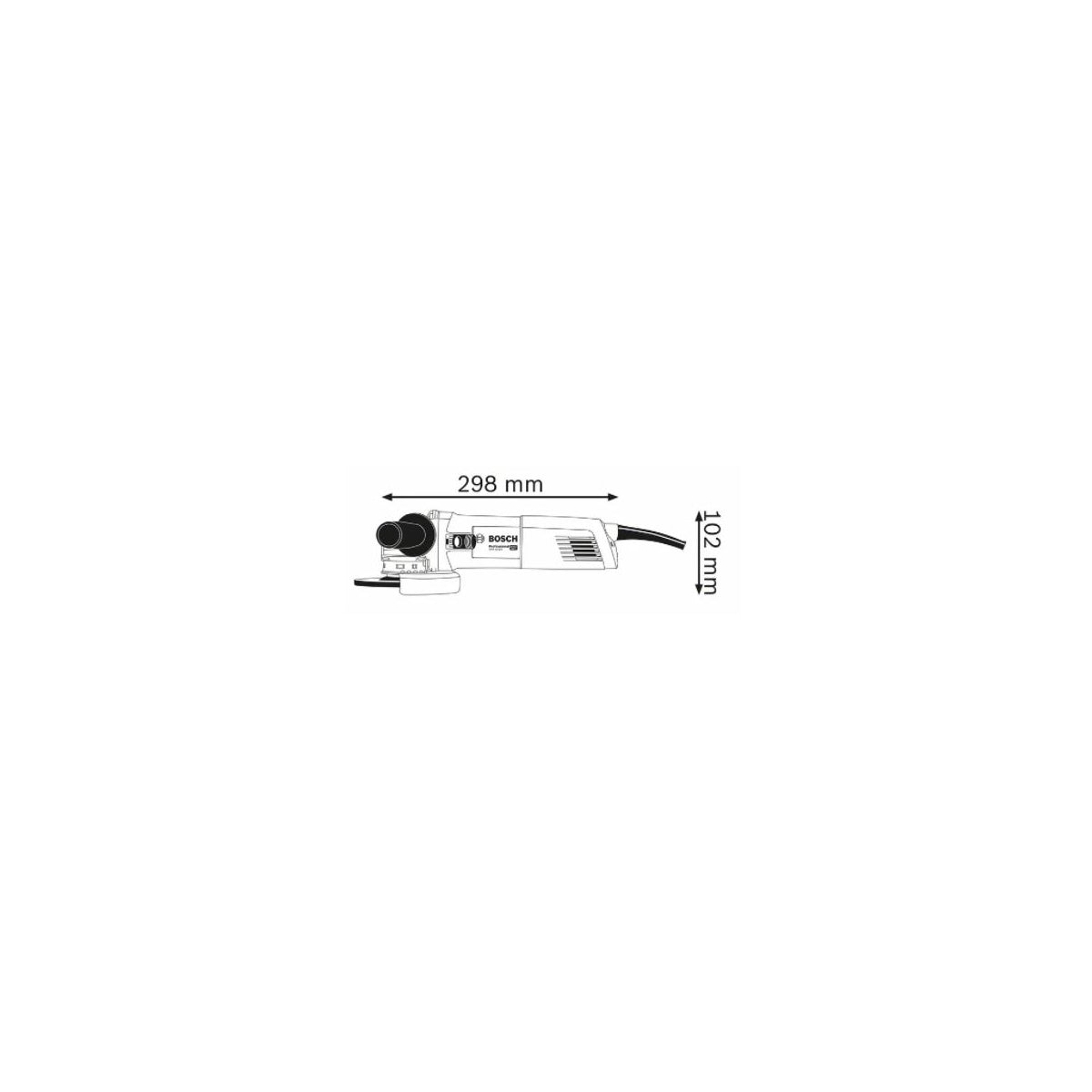 Bosch GWX 10-125 Professional Meuleuse Angulaire X-LOCK ø125mm 1000W (06017B3000)