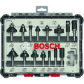  Bosch Kit De 15 Fraises Mixtes ø8 Mm Pour Défonceuse Avec Un Cutter Offert (0615997653)