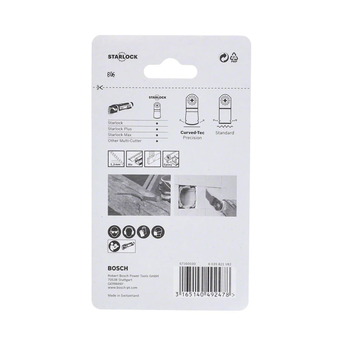 Bosch Lame De Scie Plongeante 50x32mm Bois & Métal STARLOCK (2608661902)