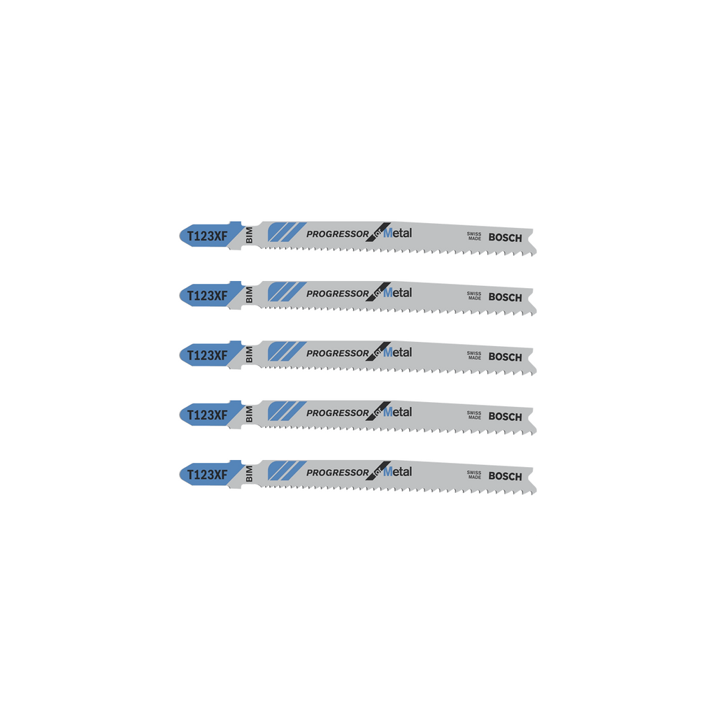  Bosch Lames De Scie Sauteuse Métal T123X Progressor For Métal (2608638473)