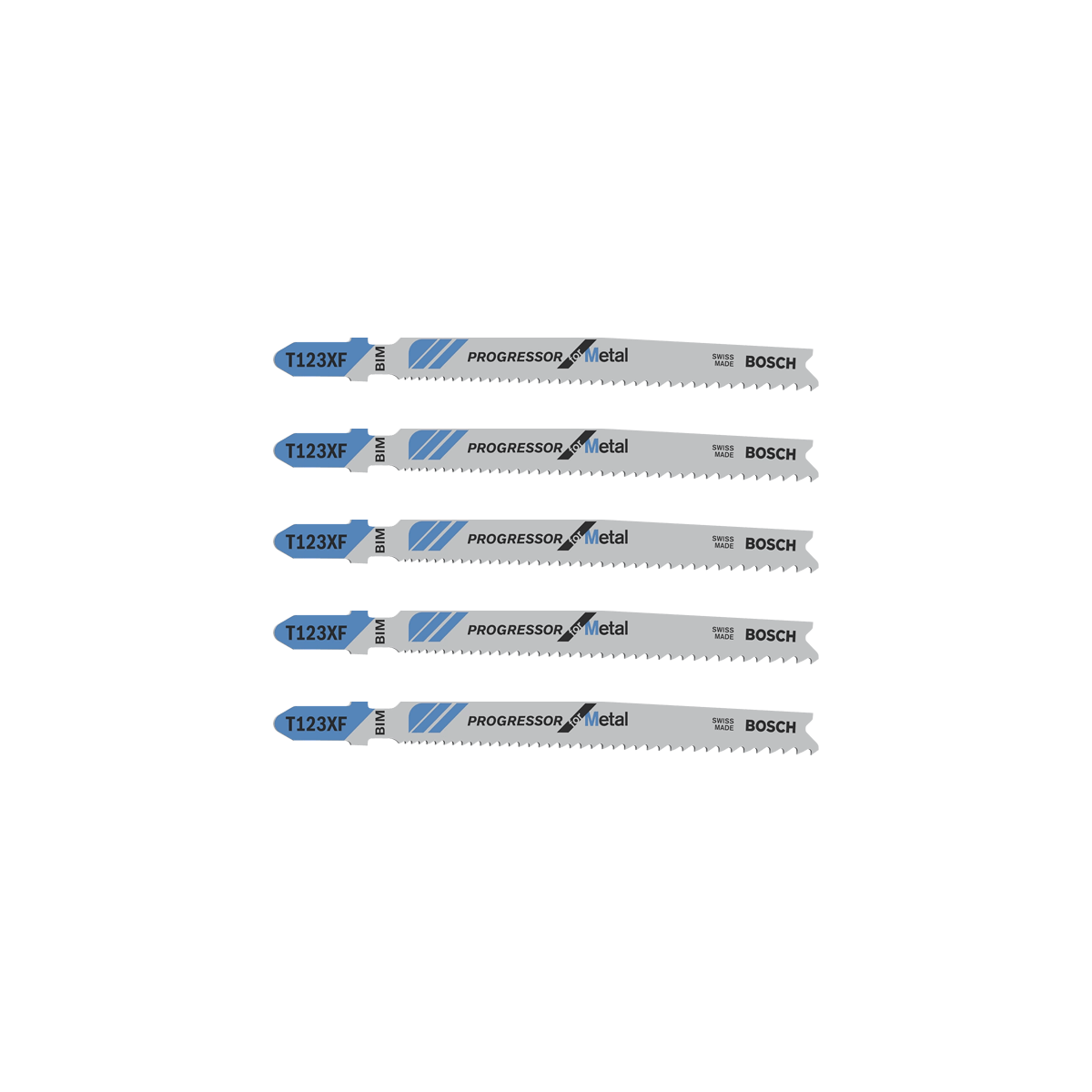  Bosch Lames De Scie Sauteuse Métal T123X Progressor For Métal (2608638473)