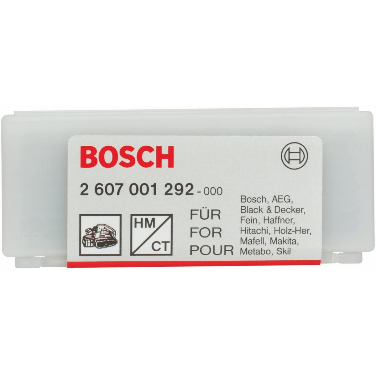  Bosch Lot De X10 Fers à Rabot 82mm En Carbure De Tungstène (2607001292)