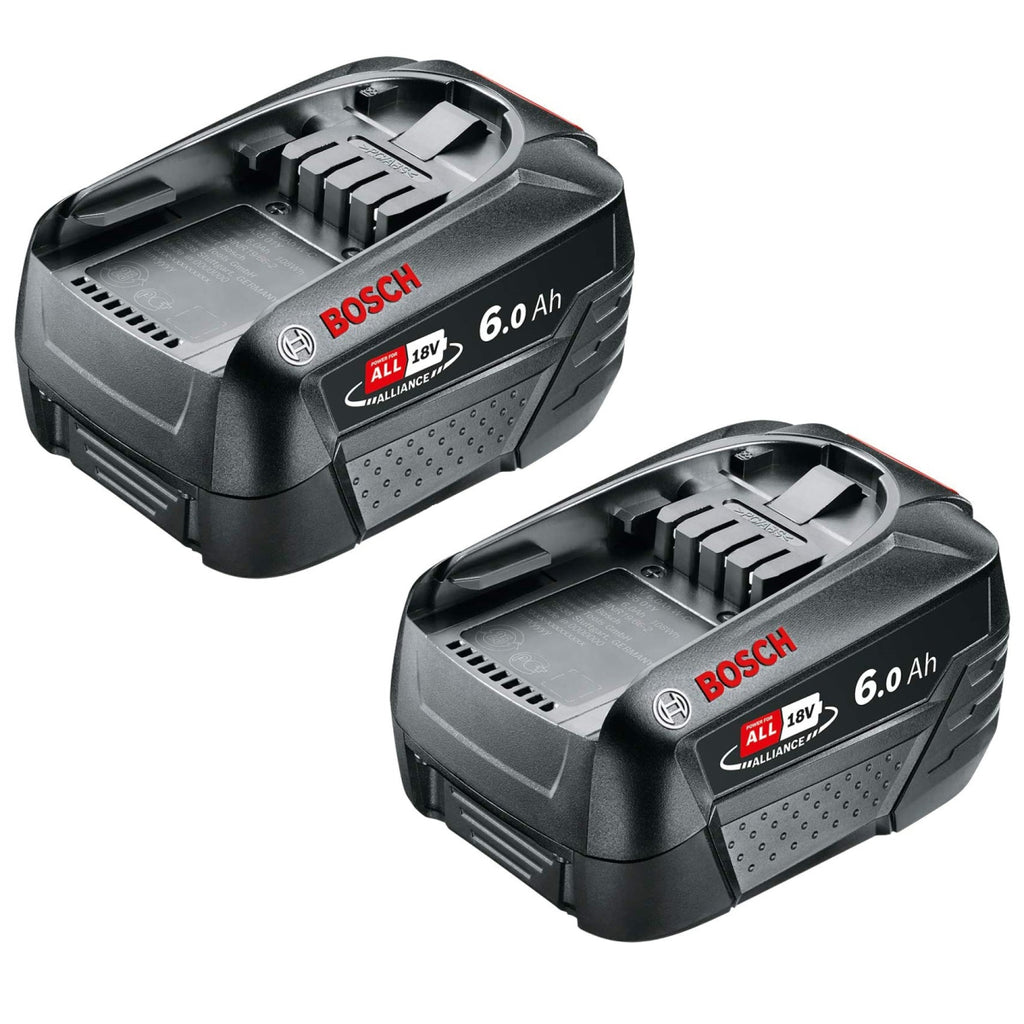  Bosch Lot De X2 Batterie PBA 18V 6.0Ah W-C (1600A00DD7 X2)