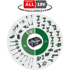  Bosch Lot De X2 Batteries PBA 18V 2.5Ah Avec Témoin De Charge LED (1600A005B0 X2)