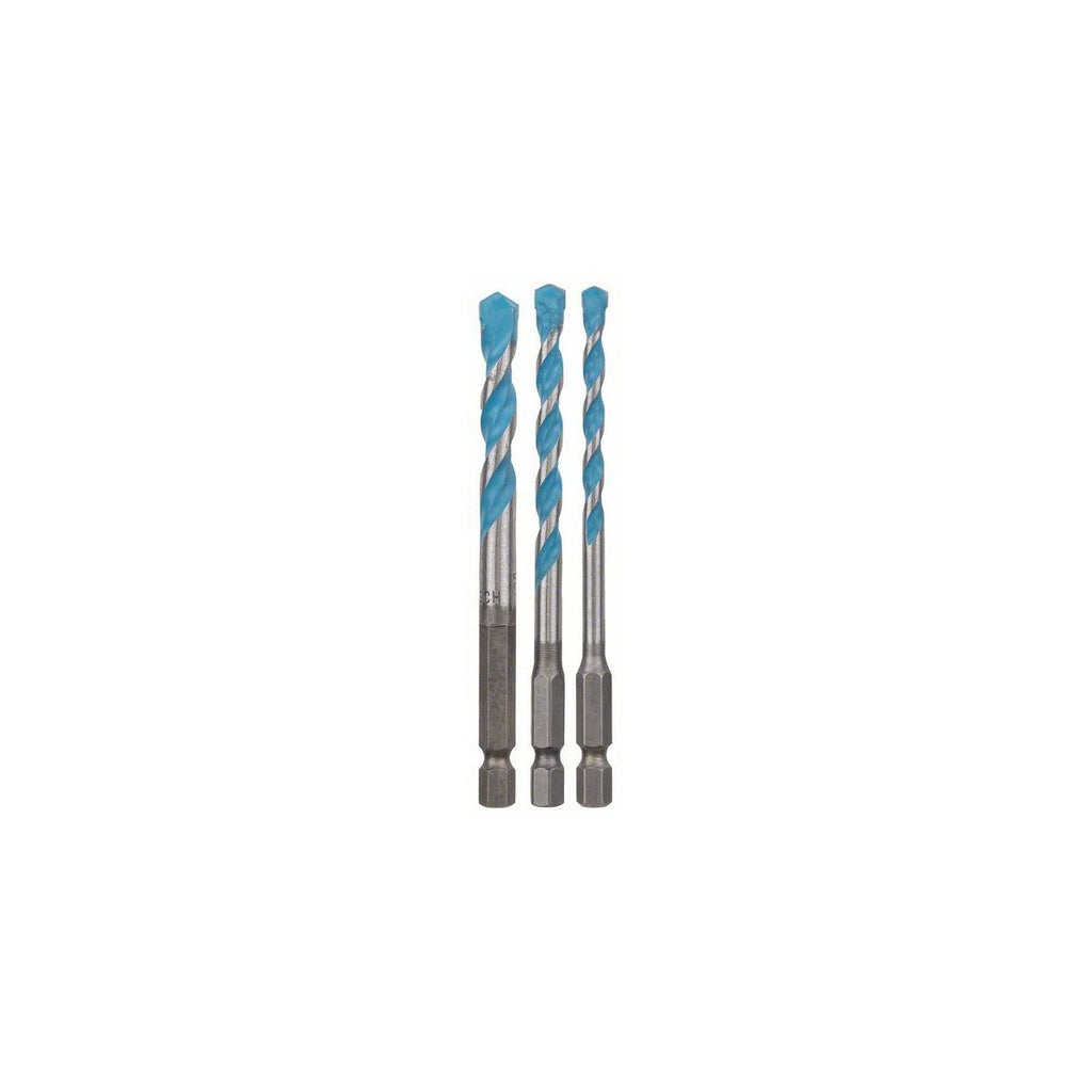  Bosch Lot De X3 Forets Multi Construction Polyvalents HEX-9 Ø5-6-8 (2608589529)