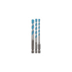  Bosch Lot De X3 Forets Multi Construction Polyvalents HEX-9 Ø5-6-8 (2608589529)