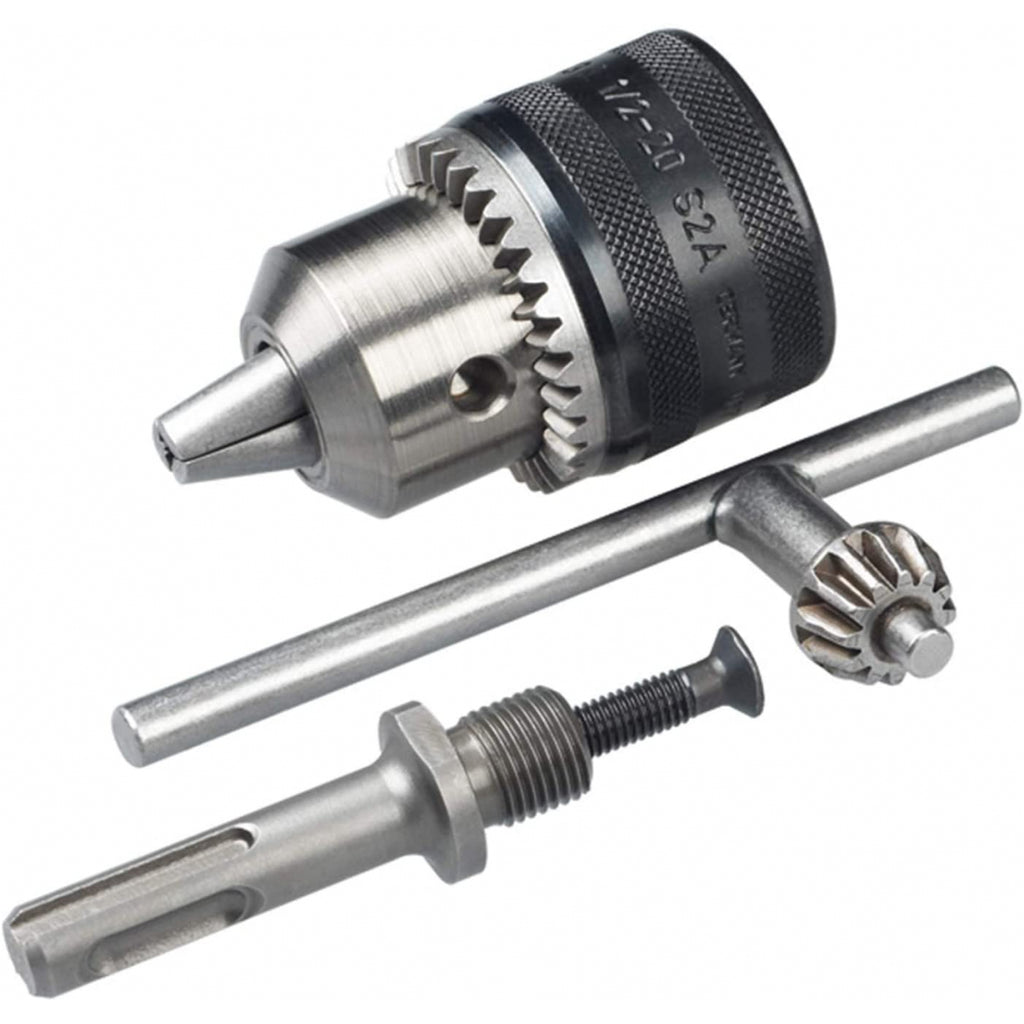  Bosch Mandrin à Clé ø1.5-13mm 1/2"-20 UNF Et Adaptateur SDS+ (2607000982)