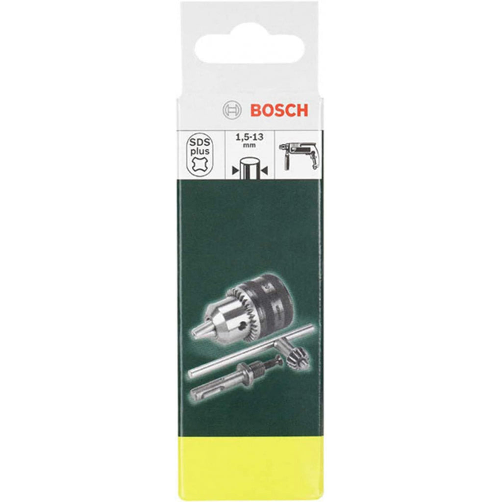  Bosch Mandrin à Clé ø1.5-13mm 1/2"-20 UNF Et Adaptateur SDS+ (2607000982)