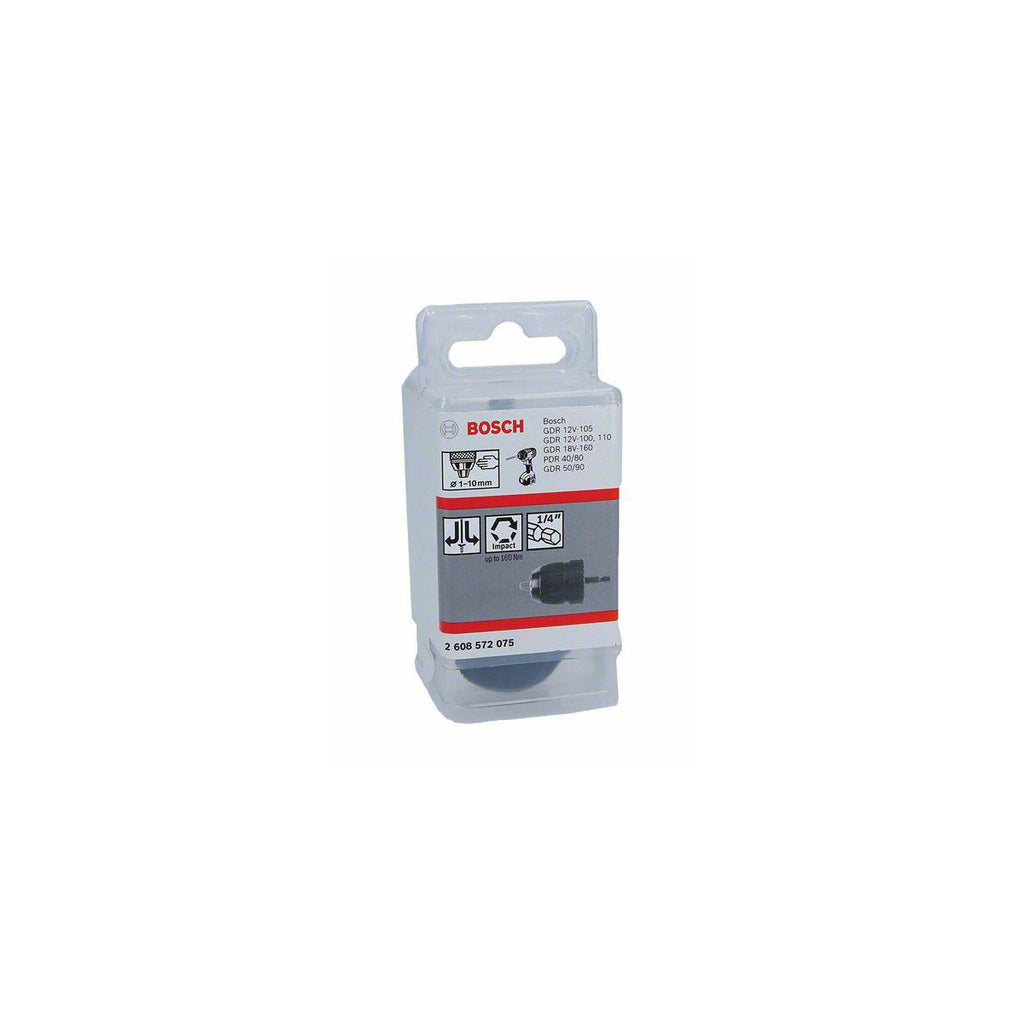  Bosch Mandrin Auto-serrant 1/4" ø10mm Pour Visseuse à Chocs (2608572075)