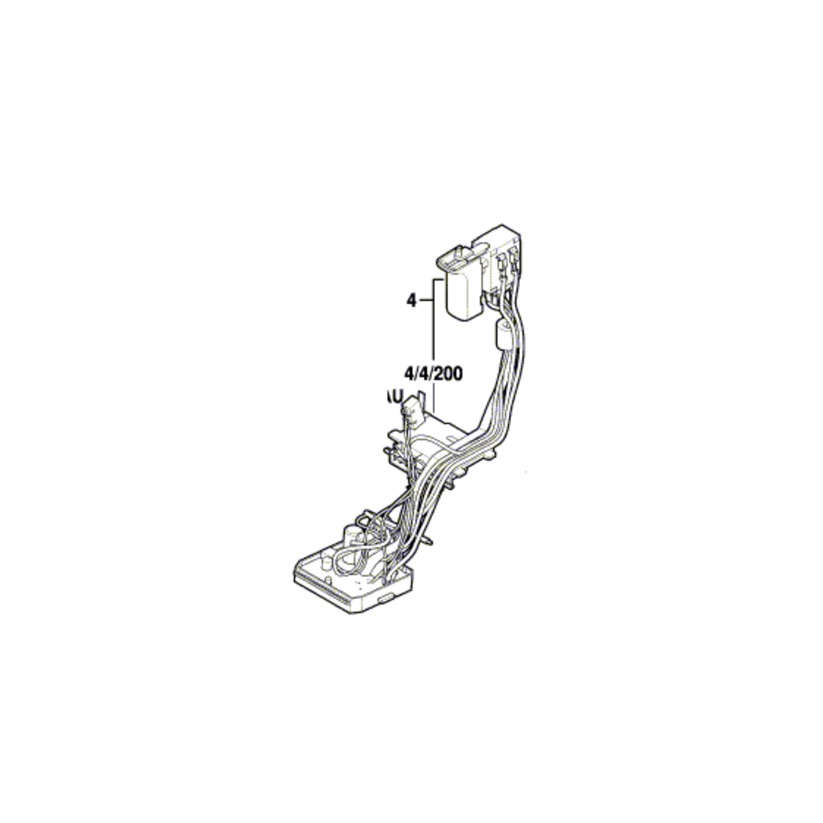 Bosch 1600A00A4B Module Interrupteur, Variateur électronique GBH36V-LI, GBH36VF-LI