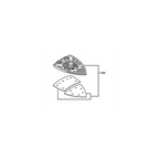 Bosch Plateau De Ponçage Avec Surface VELCRO Pour Ponceuse PSM80A, PSM100A, PRIO, PSM10.8LI (2609001937)