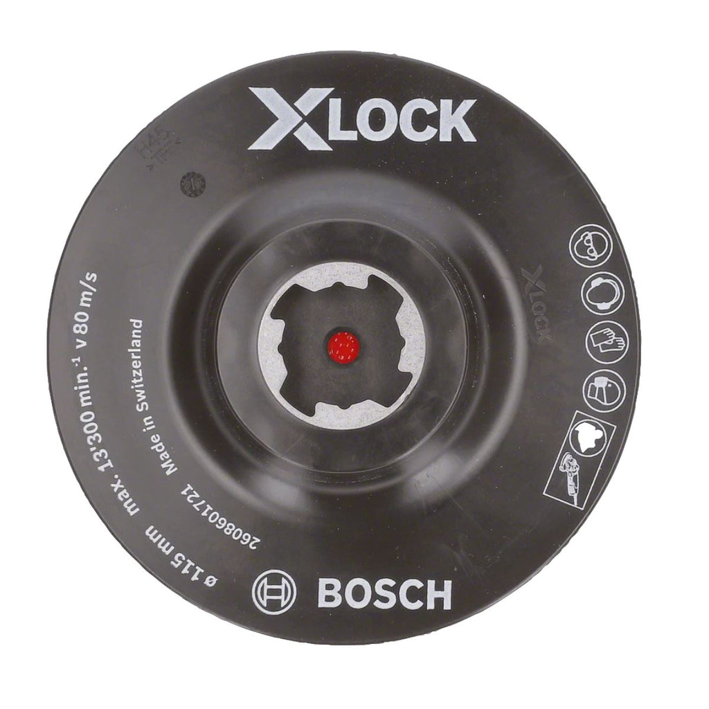  Bosch Plateau De Ponçage ø115mm Pour Meuleuse D'angle X-LOCK (2608601721)