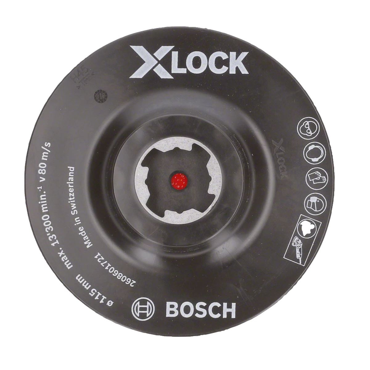  Bosch Plateau De Ponçage ø115mm Pour Meuleuse D'angle X-LOCK (2608601721)