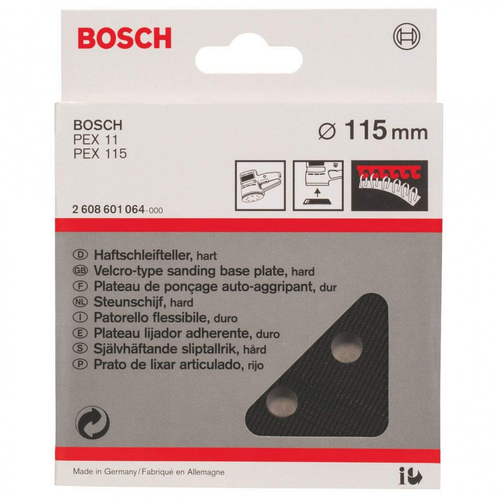  Bosch Plateau De Ponçage Pour Ponceuse Excentrique ø115mm PEX115 (2608601064)