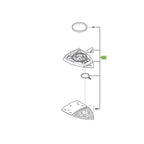  Bosch Plateau De Ponçage Pour Ponceuse Vibrante PSM160A (2609001000)