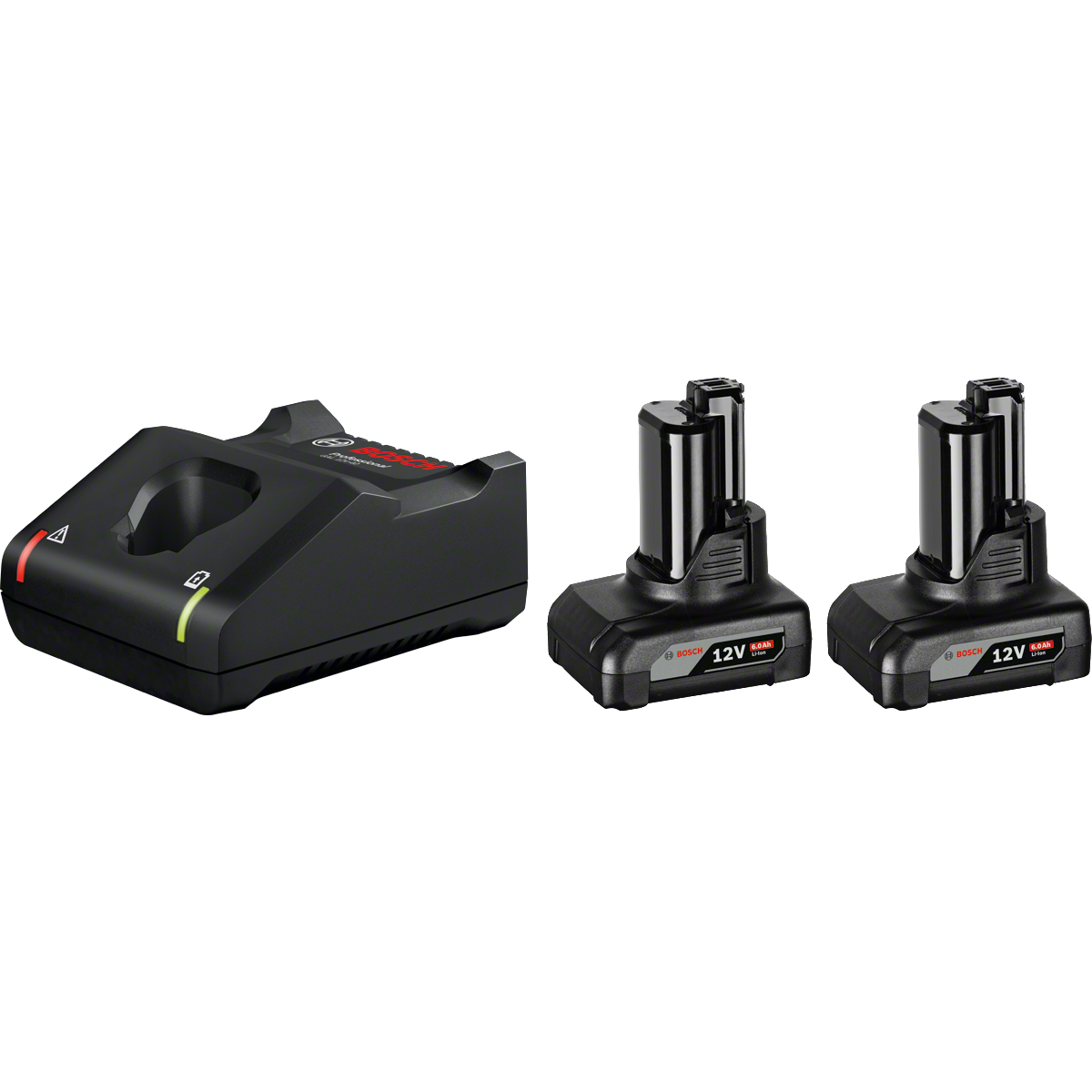  Bosch Starter Set GBA 12V 6.0Ah + Chargeur GAL 12V-40 (1600A01B20)