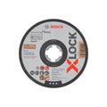  Bosch X10 Disques à Tronçonner Droits X-LOCK Standard For Inox ø125x1mm (2608619267)