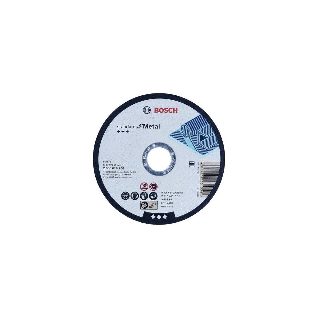  Bosch X100 Disques à Tronçonner Métal ø125x1mm (2608626116)