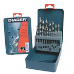  DIAGER Coffret De 19 Forets Métal 745D