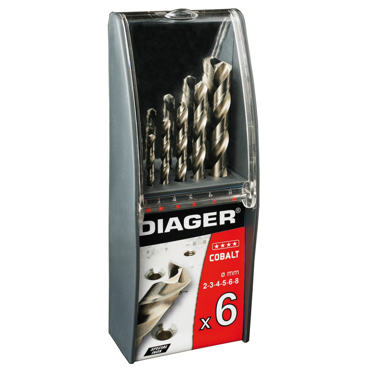  DIAGER Coffret 6 Forets Métaux Cobalt 706C
