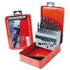  DIAGER Coffret Métal 19 Forets HSS Métal 775D