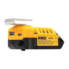  DeWalt Adaptateur, Chargeur USB-A & USB-C Pour Batterie XR 18V Et 54V DCB094K-QW